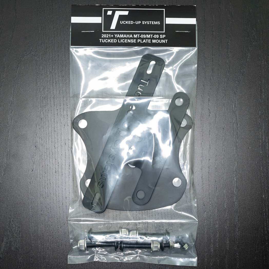 2021-2023 YAMAHA MT-09 TUCKED LICENSE PLATE MOUNT