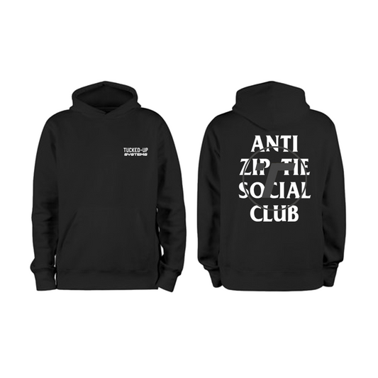 ANTI ZIP-TIE SOCIAL CLUB HOODIE